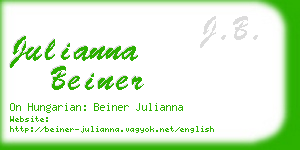 julianna beiner business card